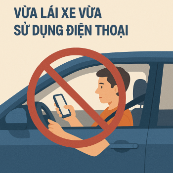 Vừa lái xe, vừa sử dụng điện thoại có thể bị xử phạt như thế nào?