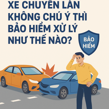 Trường hợp xe chuyển làn không chú ý gây va chạm thì bảo hiểm xử lý như thế nào?