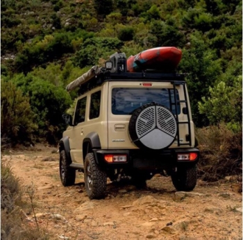 Cover lốp cho Suzuki Jimny - Phong cách BBQ
