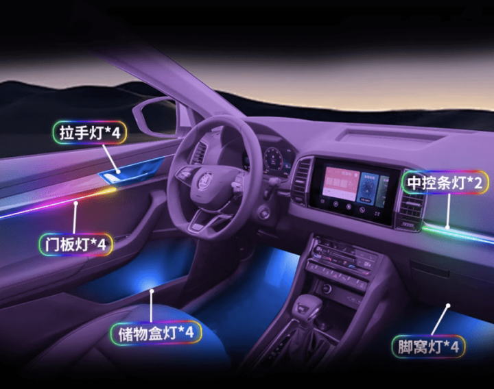 Đèn nội thất Skoda Karoq