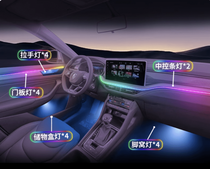 Đèn nội thất Skoda Kodiaq