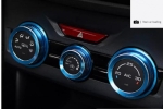 Ốp núm điều chỉnh điều hòa Subaru Forester 2019-2021