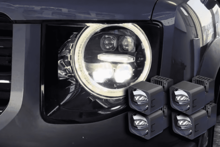 Nâng cấp đèn pha laser Tank 300