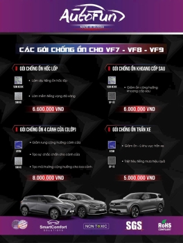 Gói chông ồn cho VINFAST VF7-VF8-VF9